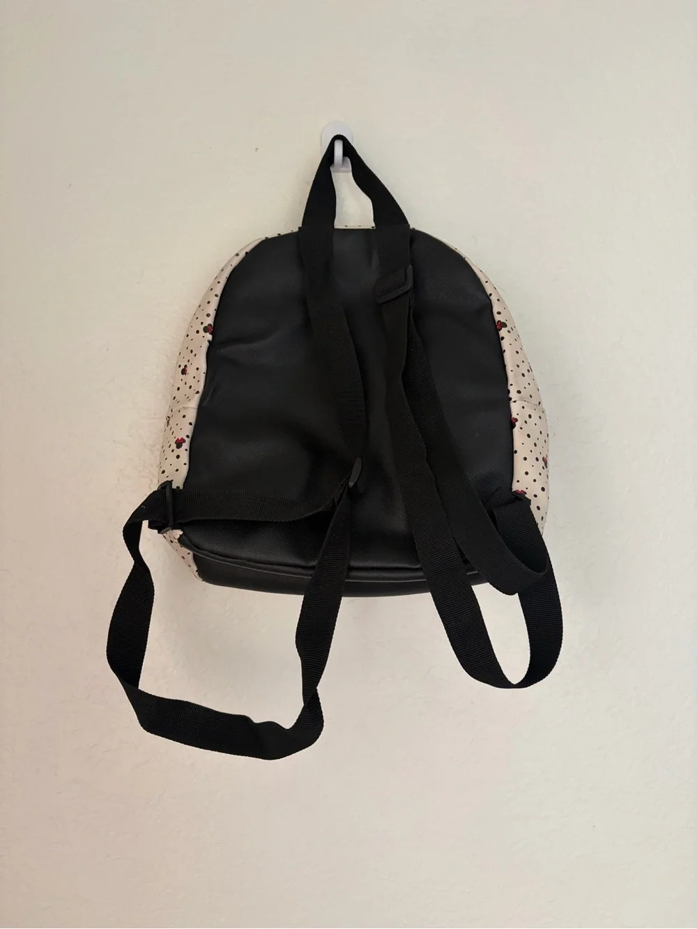 Disney Minnie Mouse Cream, Black & Red Mini Backpack